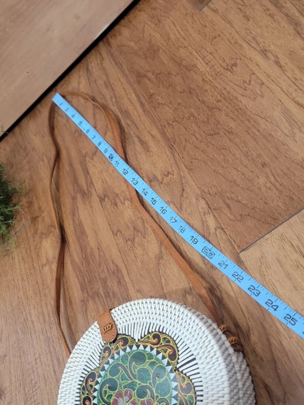 Klara Haloho Hand Crafted Round Rattan Crossbody - Picture 14 of 14